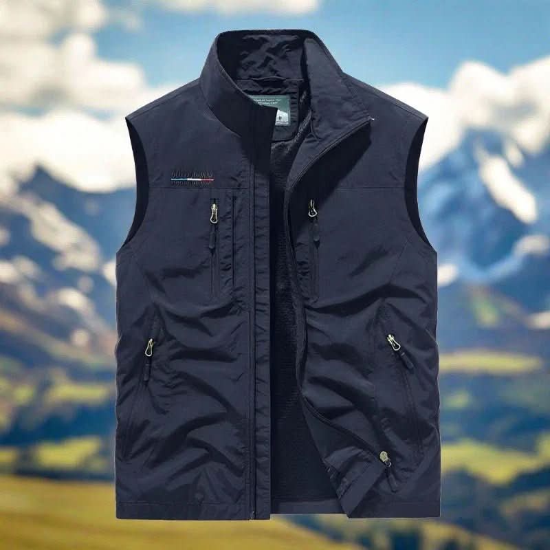AdventurePro Men's Outdoor Vest With Five Pockets, Lightweight Water Repellent | Ventumra