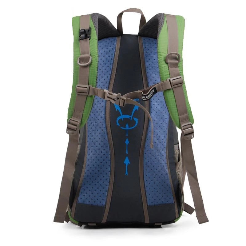 Voděodolný nylonový batoh Adventure Gear na pěší turistiku a kempování s velkou kapacitou | Ventumra