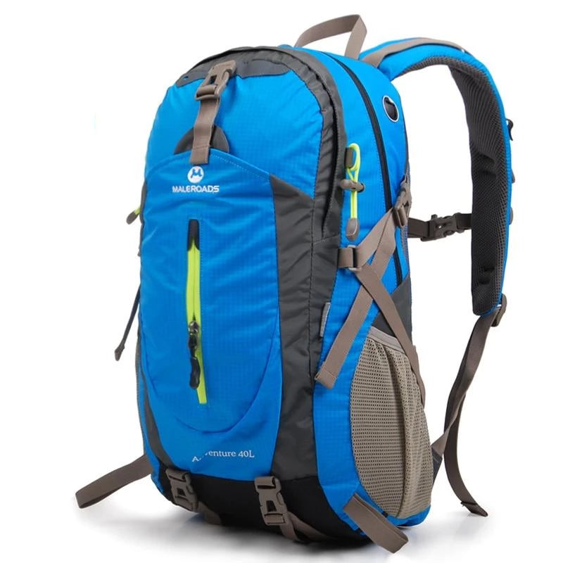 Voděodolný nylonový batoh Adventure Gear na pěší turistiku a kempování s velkou kapacitou | Ventumra