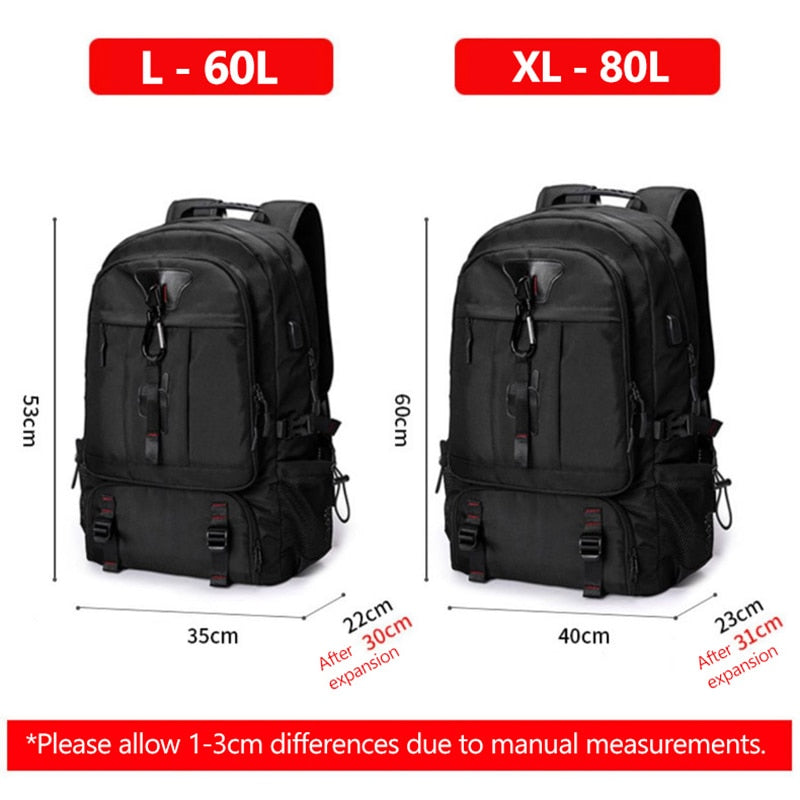 Adventure Gear Large Travel Backpack With Water-Resistant Build For Outdoor Use | Ventumra