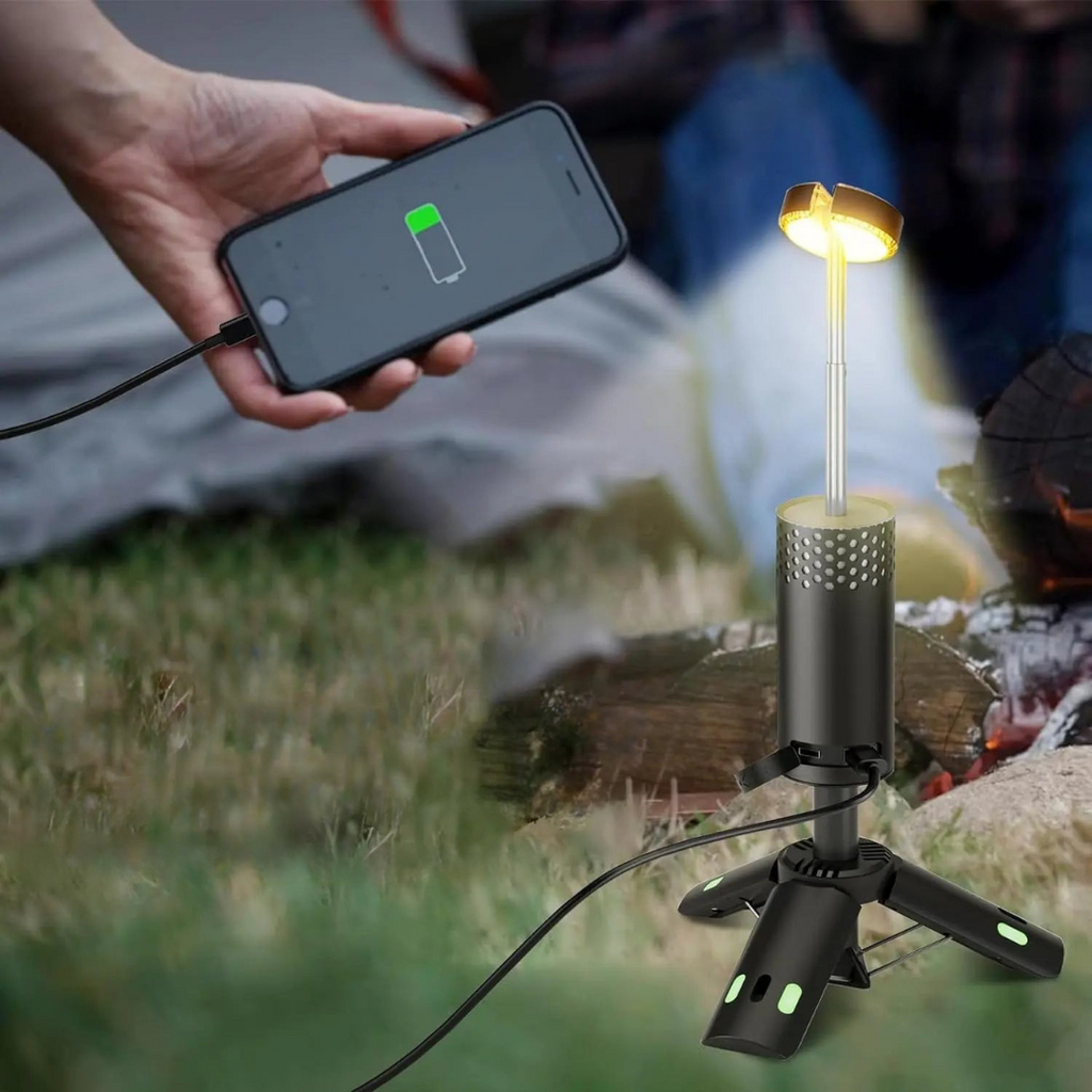 פנס Adventure Light נטען עם סוללת גיבוי ובהירות מתכווננת | ונטומרה