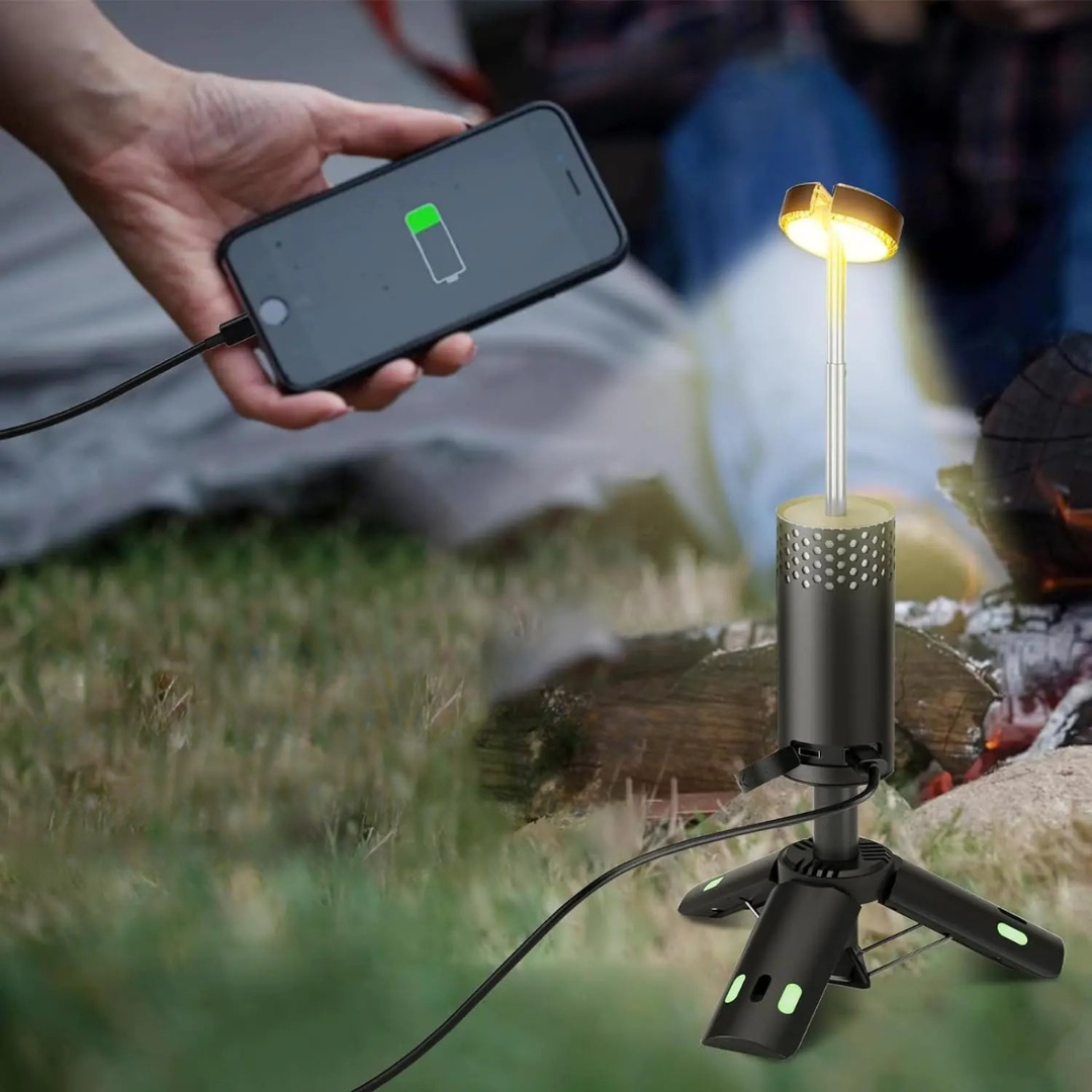 פנס Adventure Light נטען עם סוללת גיבוי ובהירות מתכווננת | ונטומרה