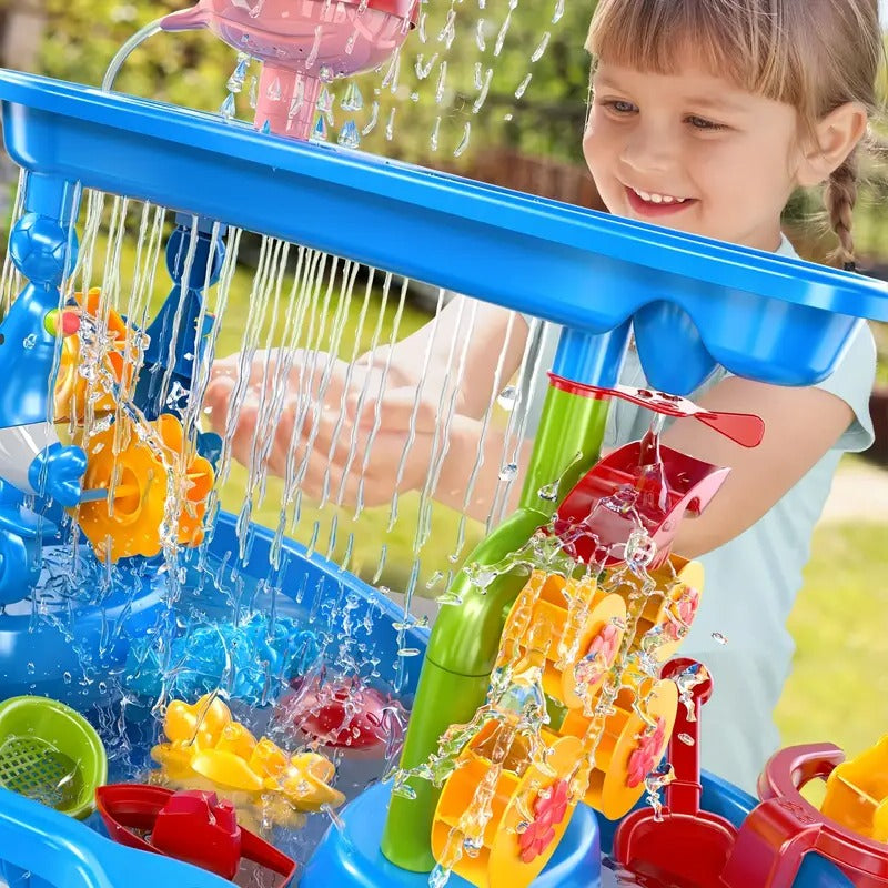 Adventure Play Table For Outdoor Sand And Water With Dedicated Zones | Ventumra