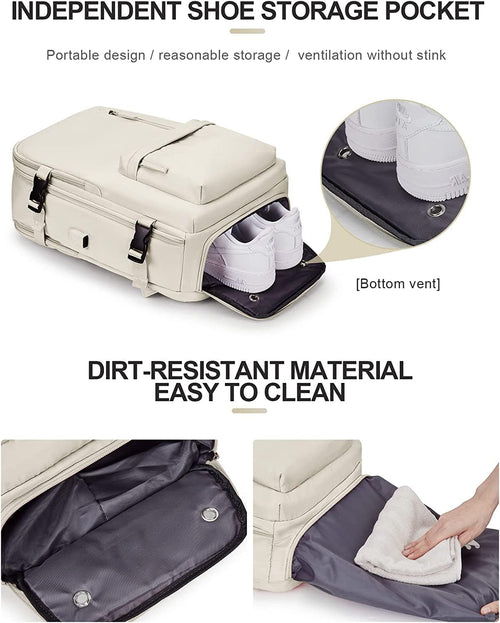 Adventure Ready 40L Waterproof Travel Backpack With USB Port And Shoe Compartment | Ventumra