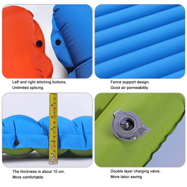 Adventure Ready Inflatable Camping Mattress With Integrated Foot Pump | Ventumra