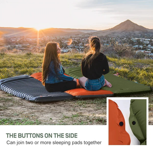 Adventure Ready Inflatable Camping Mattress With Integrated Foot Pump | Ventumra