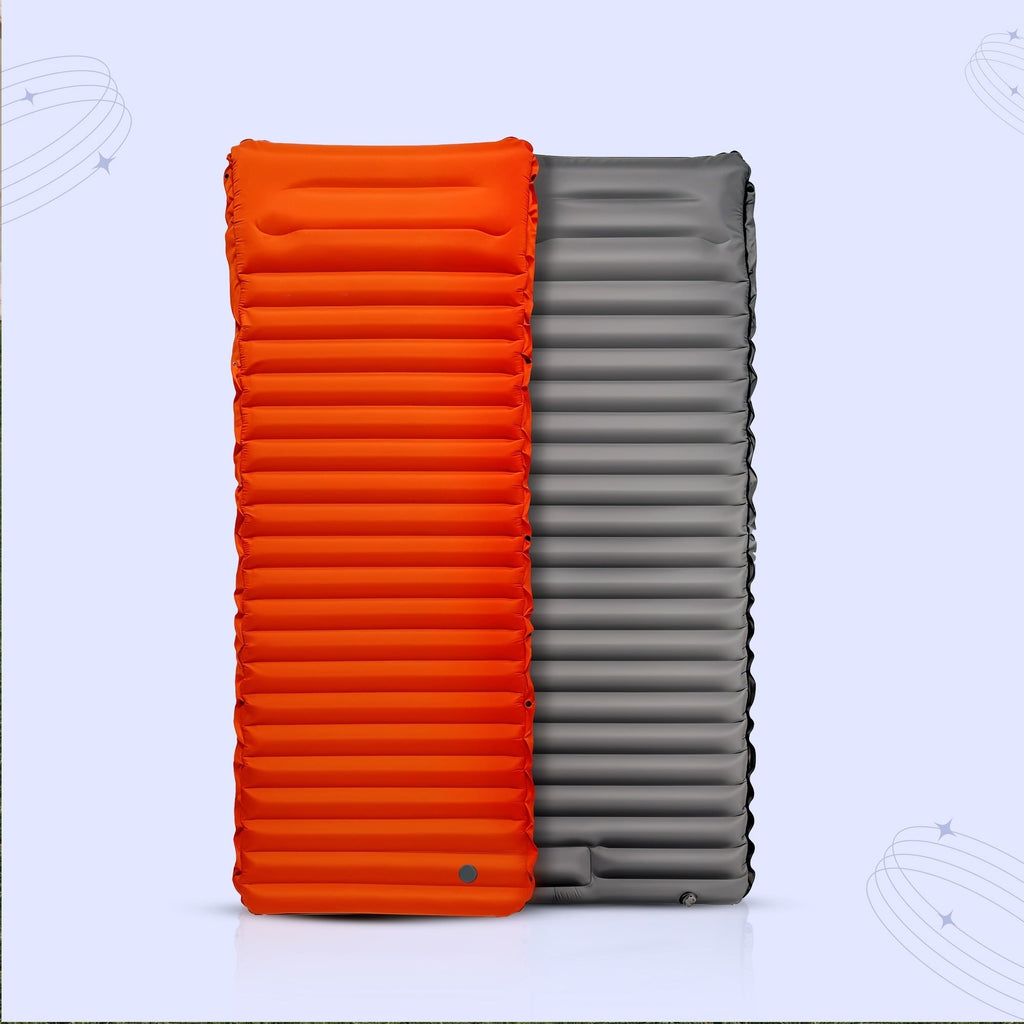 Outdoor Adventure Air Mattress With Integrated Foot Pump For Comfort | Ventumra