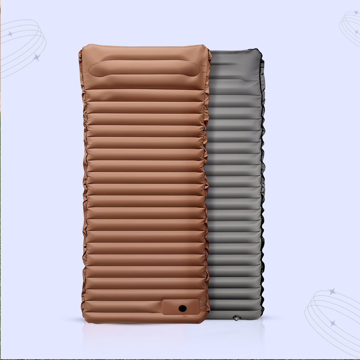 Outdoor Adventure Air Mattress With Integrated Foot Pump For Comfort | Ventumra