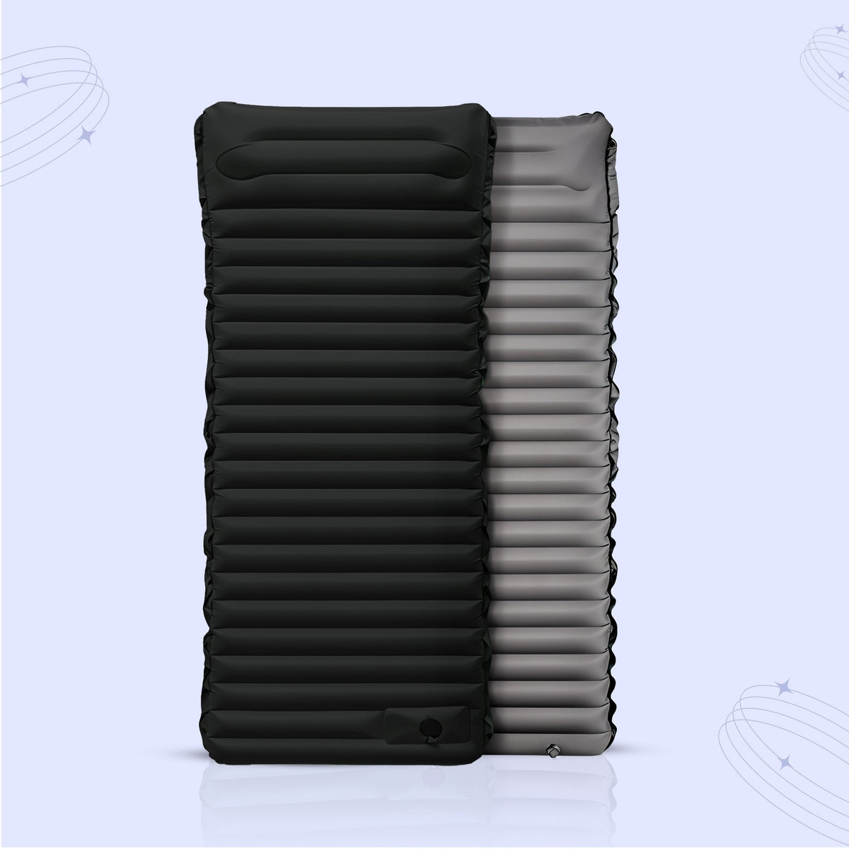 Outdoor Adventure Air Mattress With Integrated Foot Pump For Comfort | Ventumra