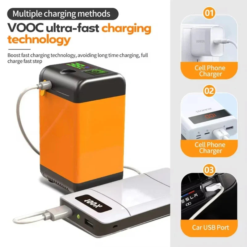 Přenosná USB pumpa k venkovní sprše pro osvěžující sprchování kdekoli | Ventumra