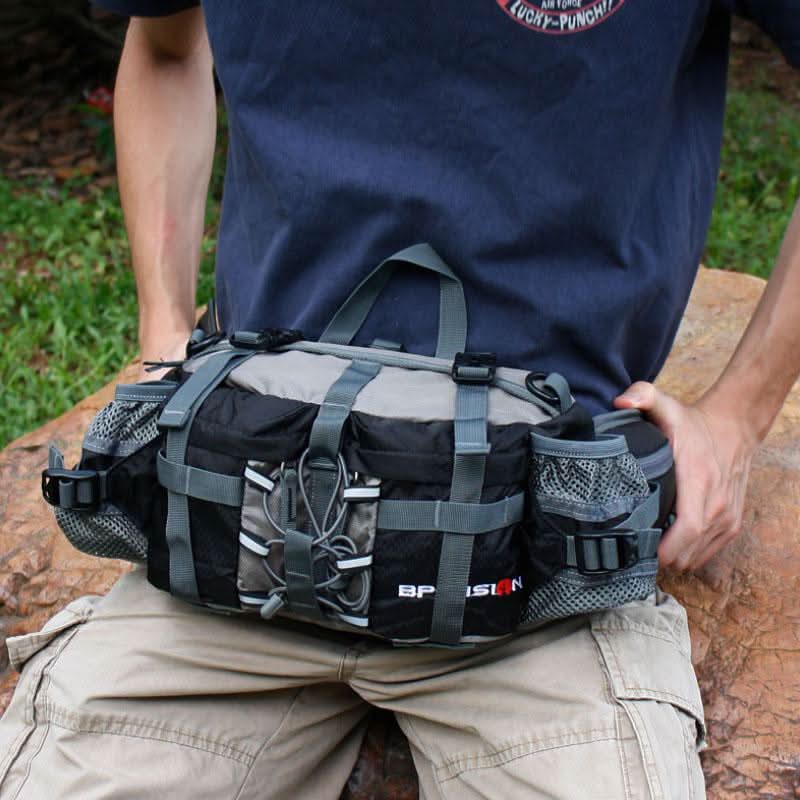 Sac banane étanche, prêt pour l'aventure, avec deux porte-bouteilles | Ventumra