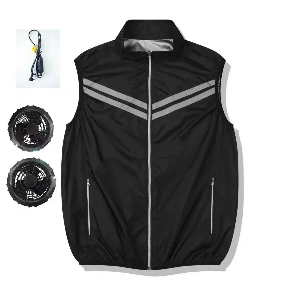 Chaleco refrigerante Airventa para hombre, con ventilador integrado para disfrutar del aire libre | Ventumra