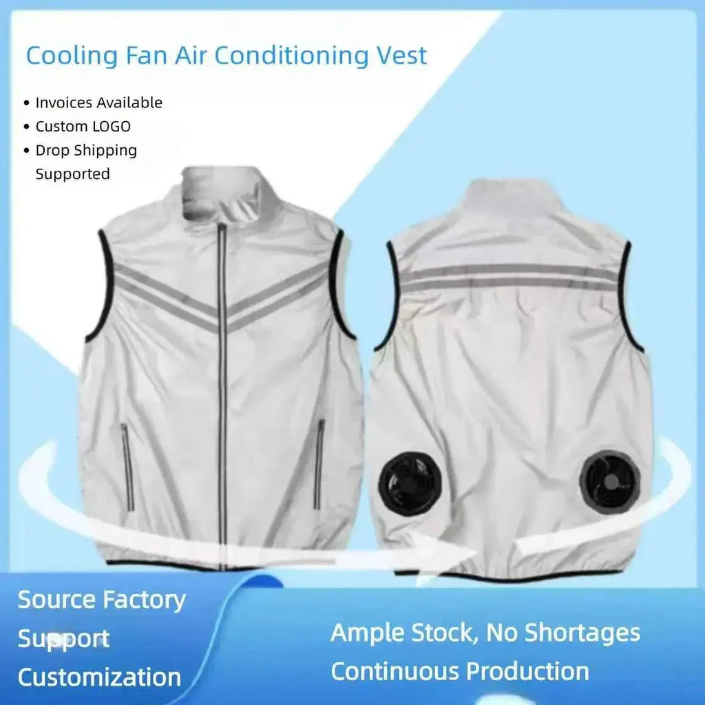 Chaleco refrigerante Airventa para hombre, con ventilador integrado para disfrutar del aire libre | Ventumra
