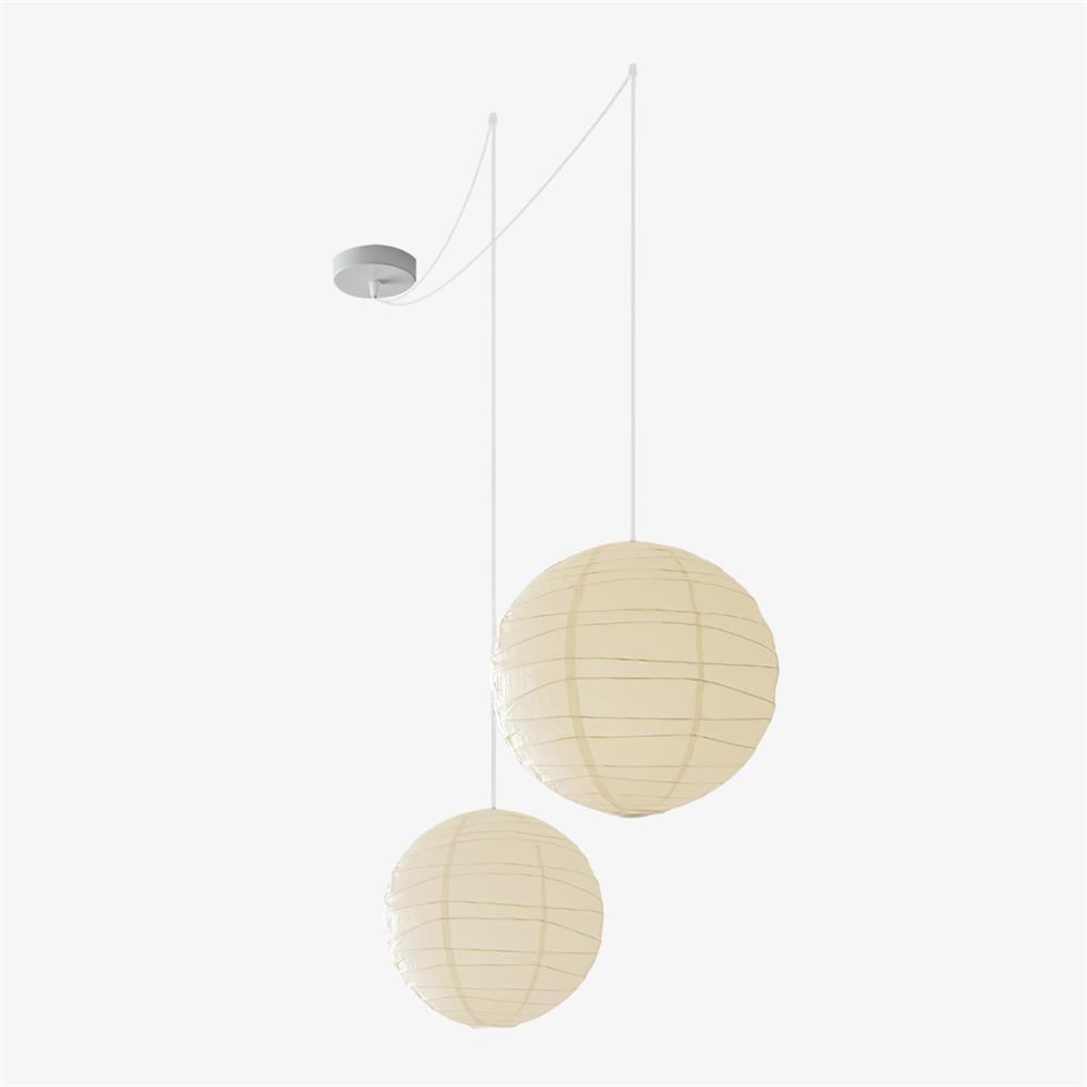 Luna Pendant Light Japanese Paper Globe | ventumra