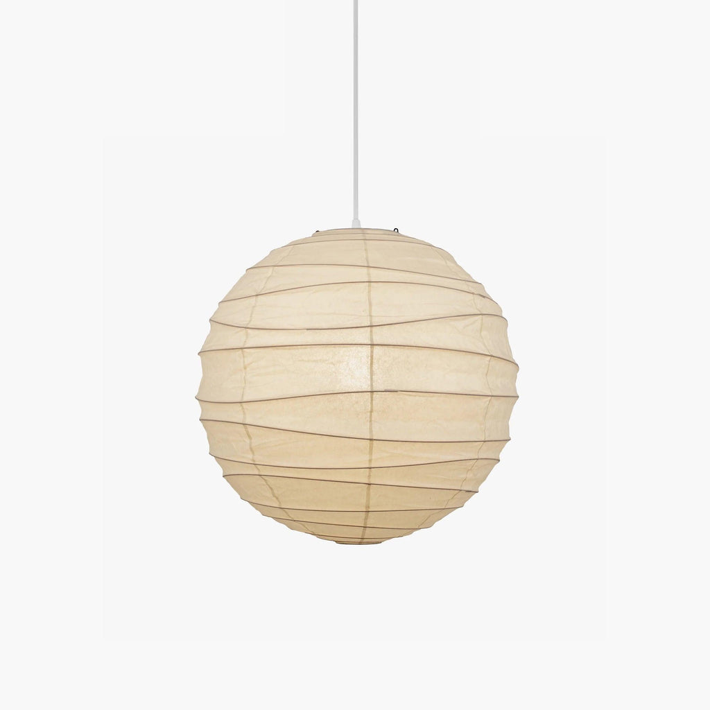 Luna Pendant Light Japanese Paper Globe | ventumra