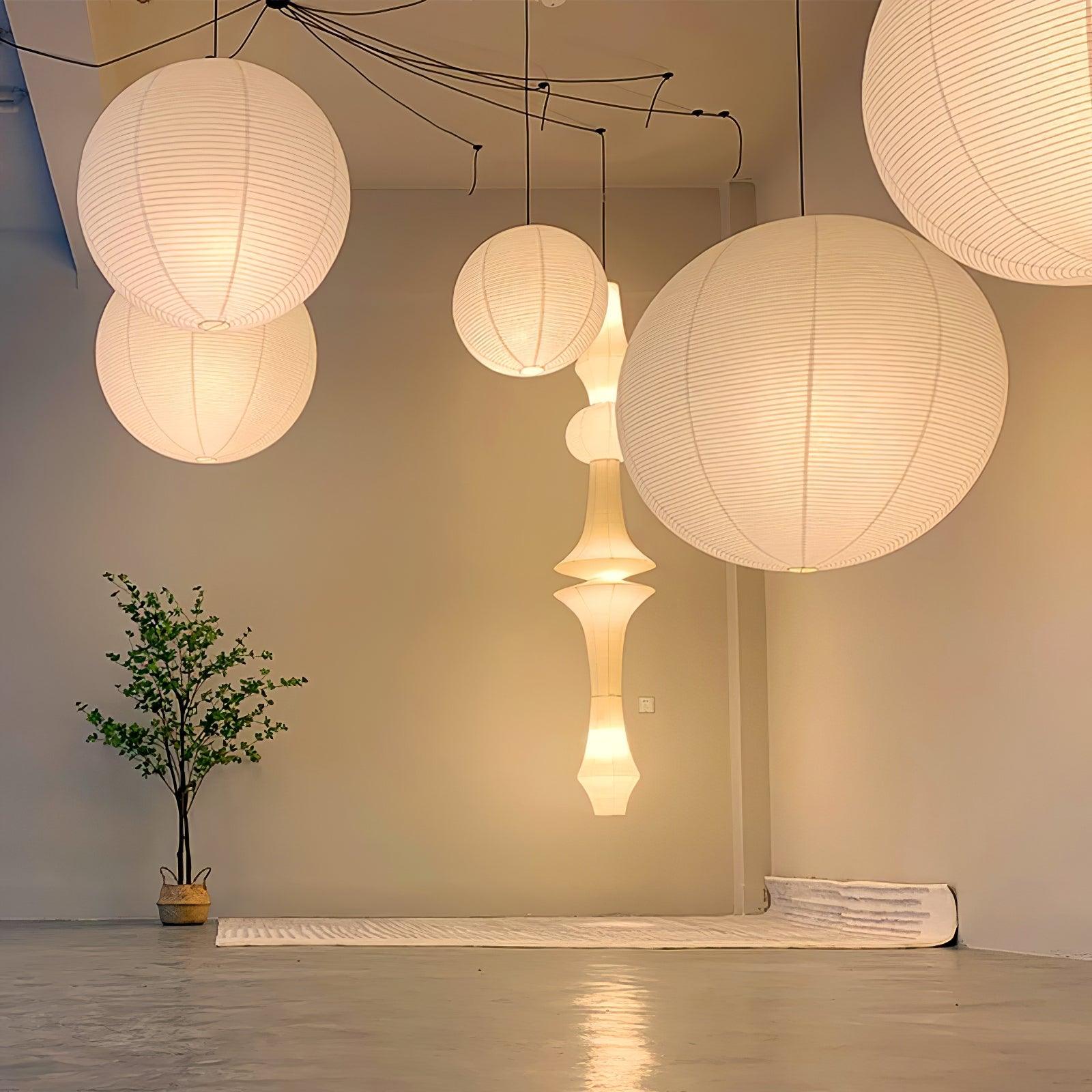 Sylin Pendant Swag Light Mulberry Silk | ventumra