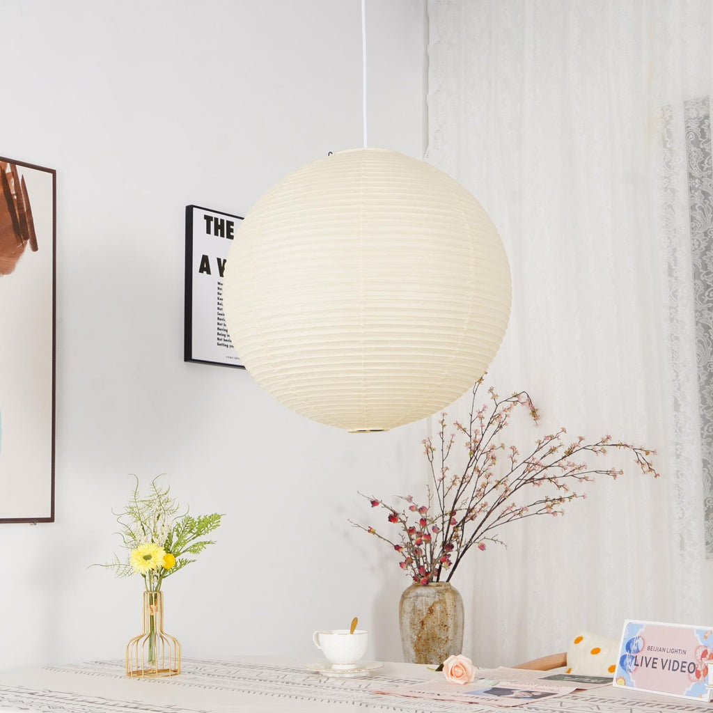 KotoLuma Pendant Light With Modern Japanese Paper Shade