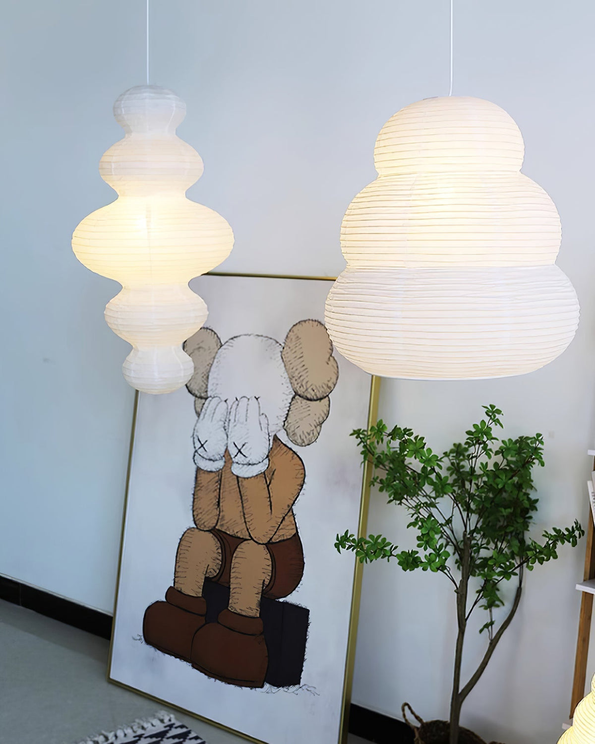 Papírové závěsné svítidlo Totem | Ventumra