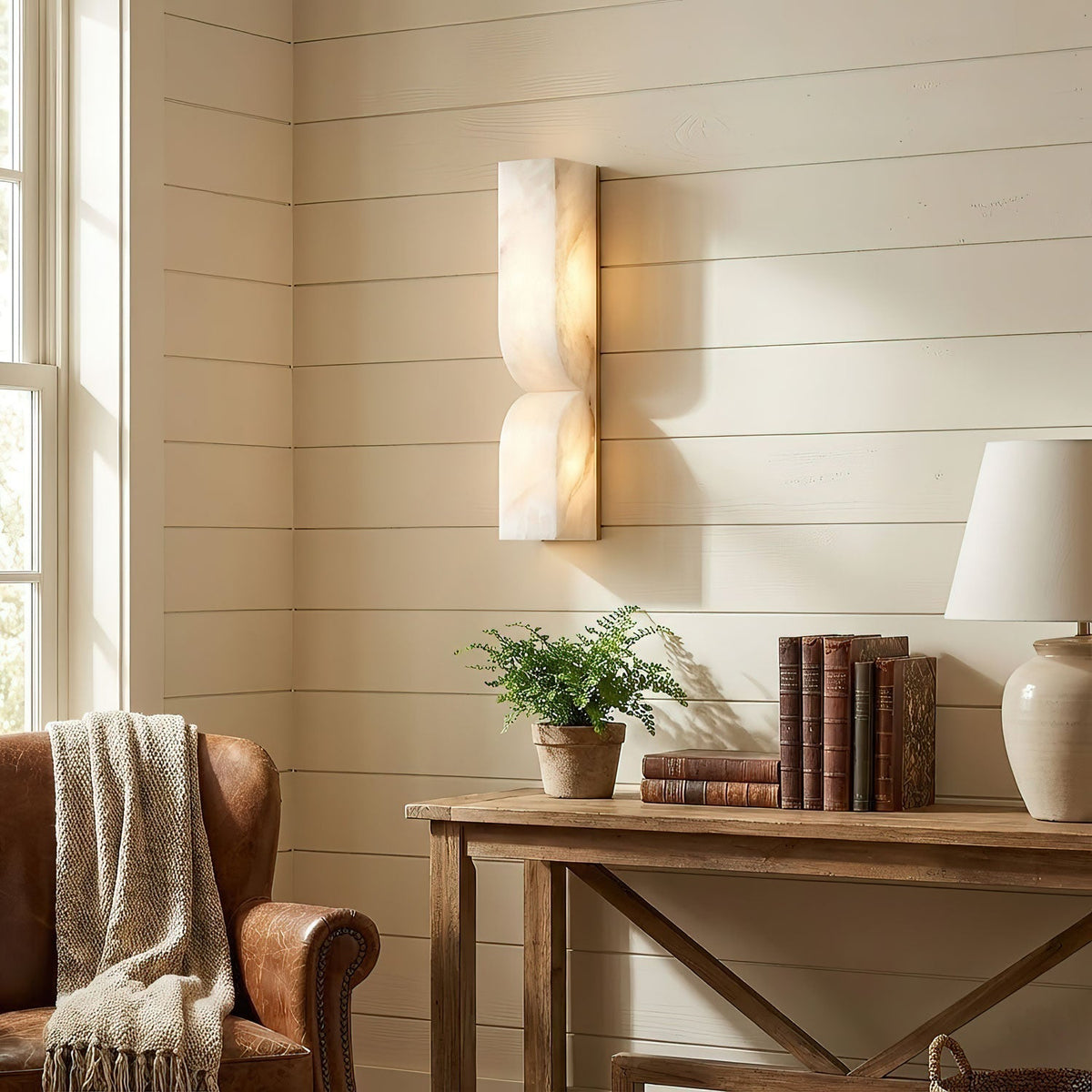 Alabaster Essence LED Wall Sconce | Ventumra
