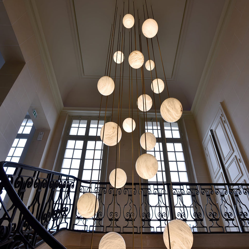 Alabaster Chandelier Balls Cluster | ventumra