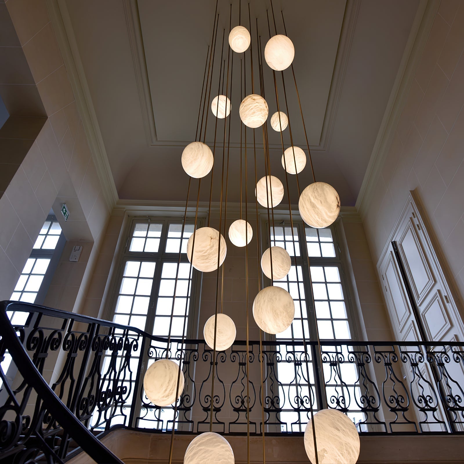 Alabaster Chandelier Balls Cluster | ventumra