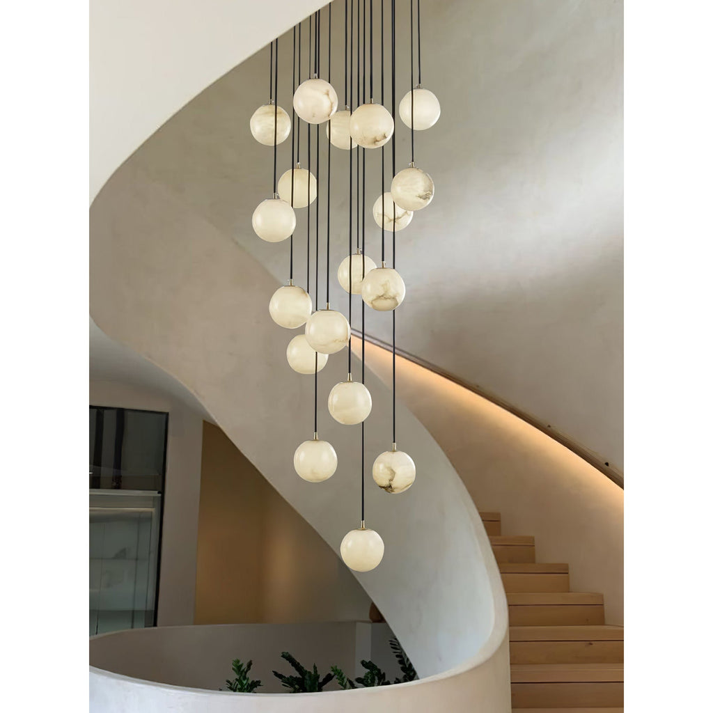 Alabaster Chandelier Balls Cluster | ventumra