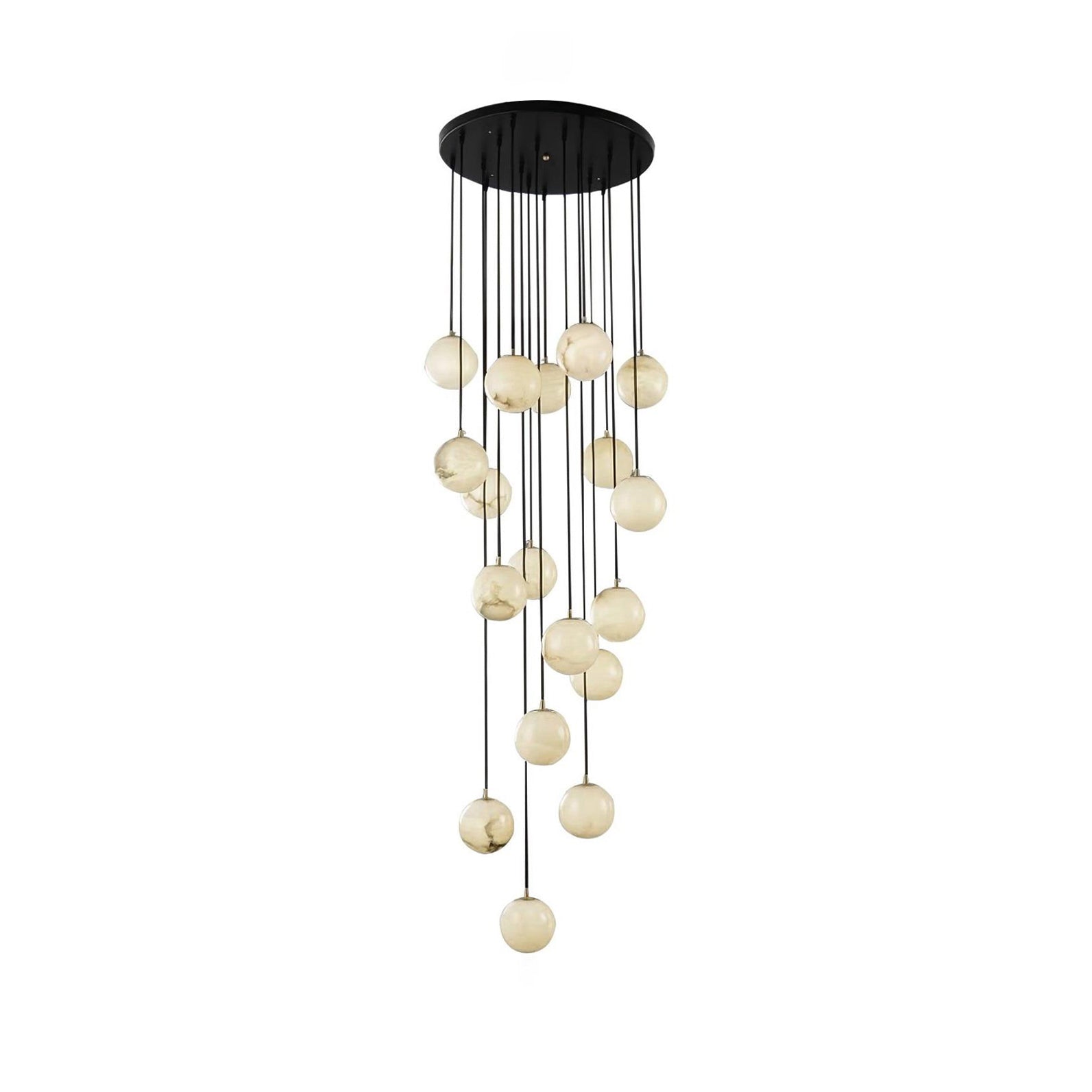 Alabaster Chandelier Balls Cluster | ventumra