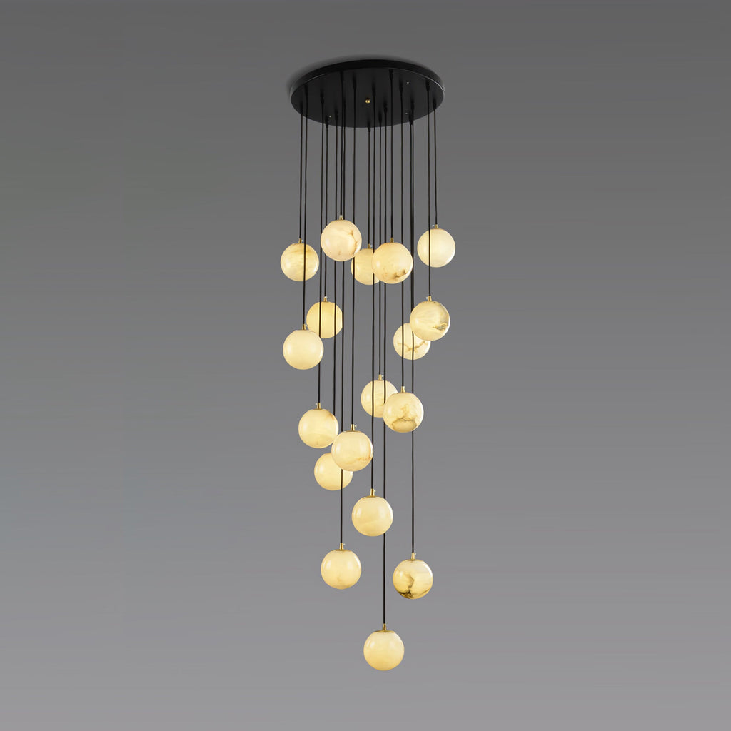 Alabaster Chandelier Balls Cluster | ventumra