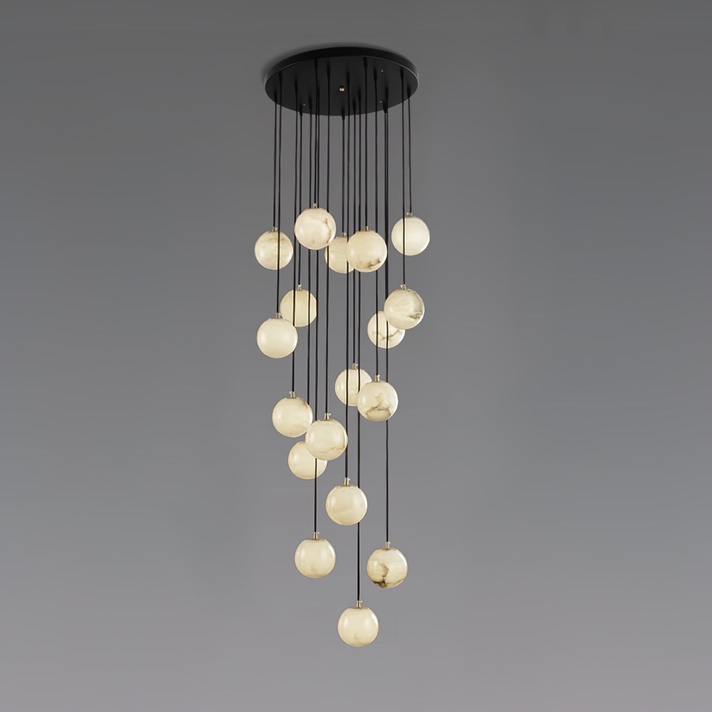 Alabaster Chandelier Balls Cluster | ventumra