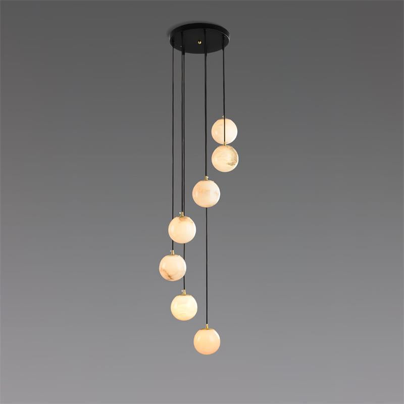 Alabaster Chandelier Balls Cluster | ventumra