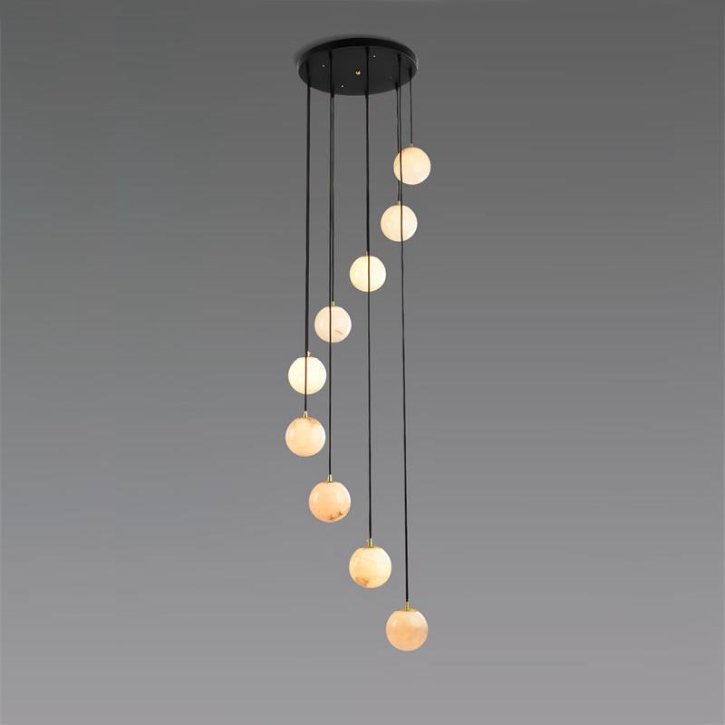 Alabaster Chandelier Balls Cluster | ventumra