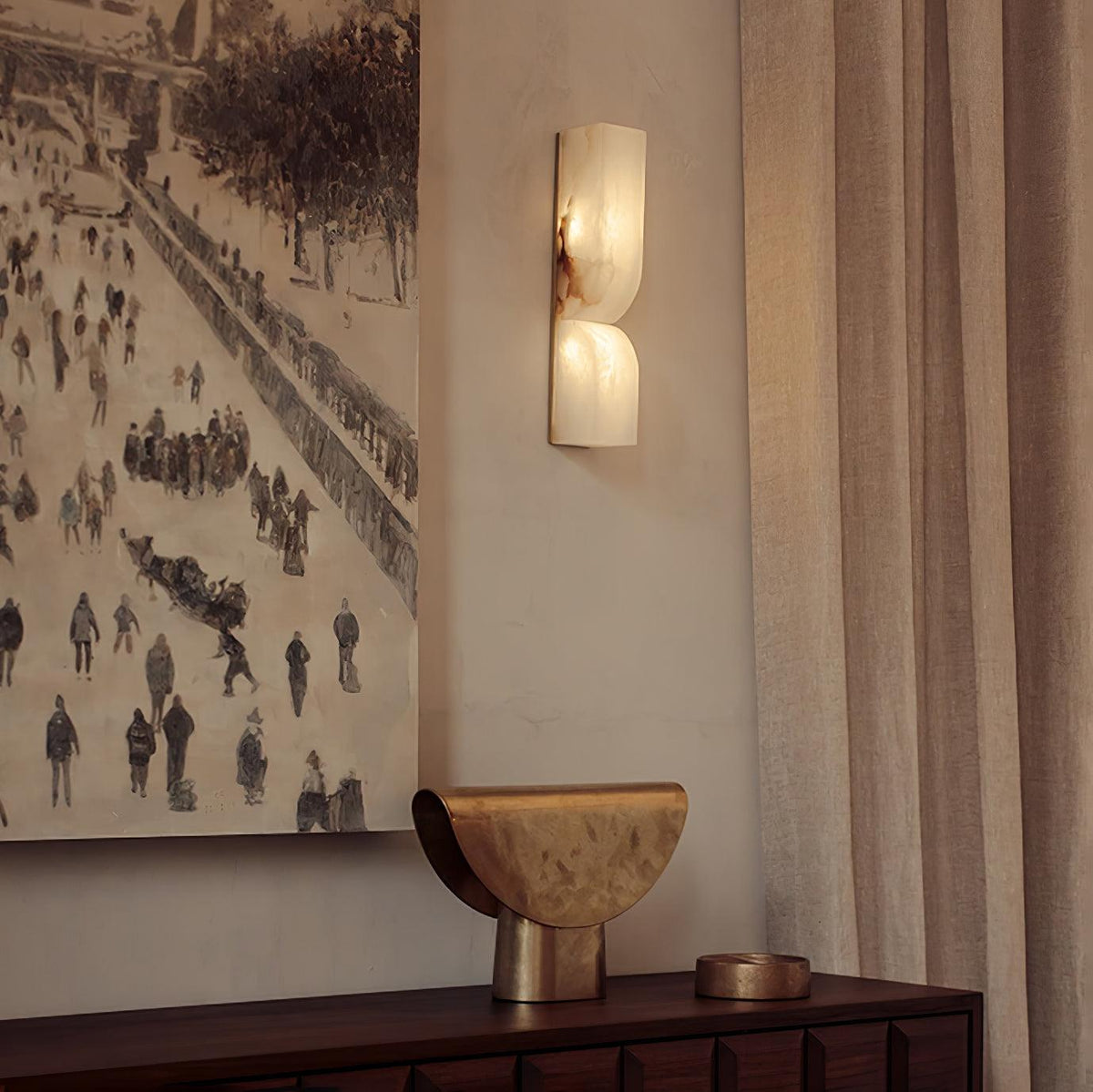 Alabaster Essence LED Wall Sconce | Ventumra