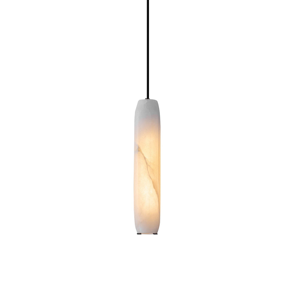 Kvennuvye Flute Modern Minimalist Alabaster Pendant Light | ventumra