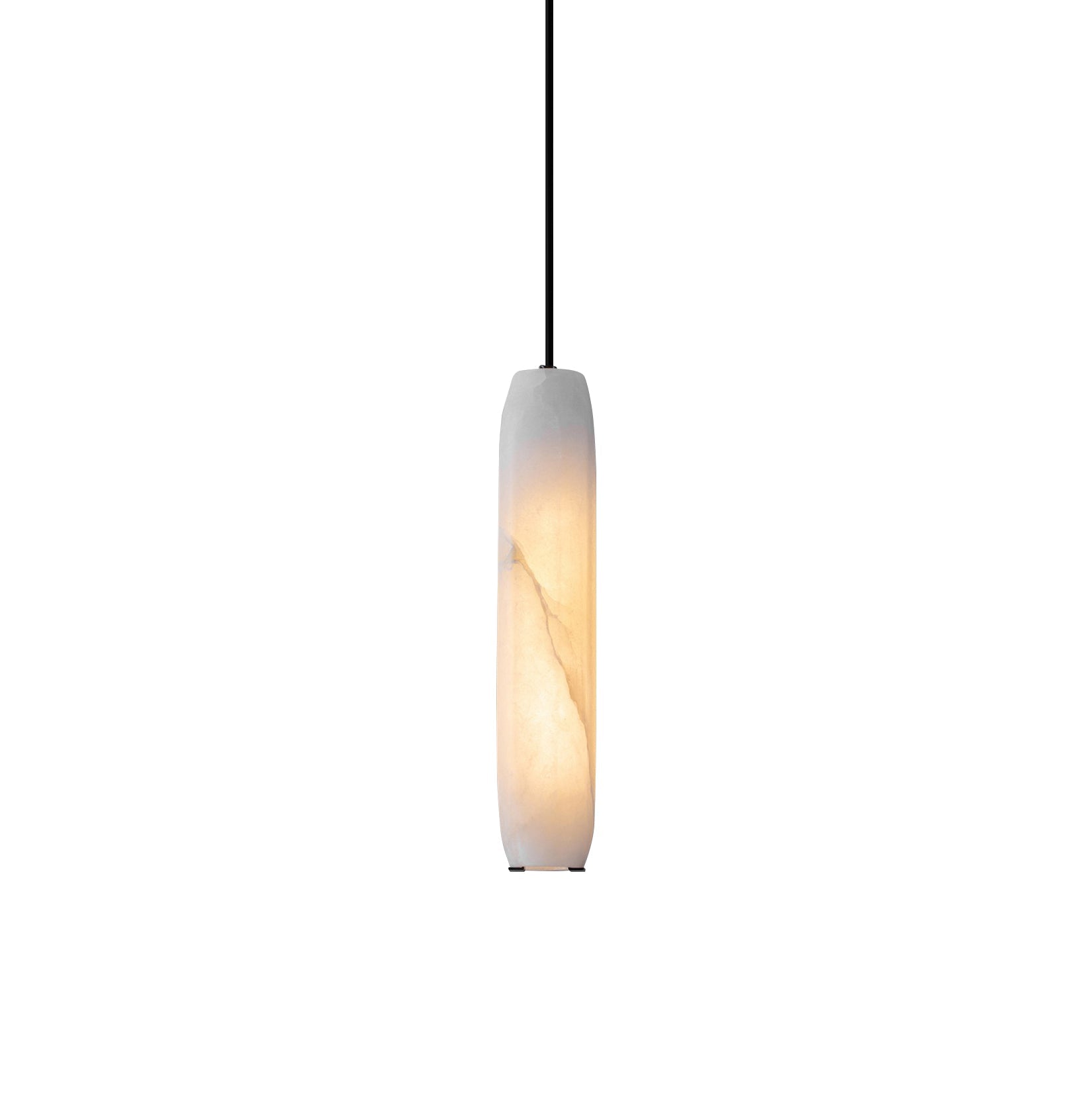 Kvennuvye Flute Modern Minimalist Alabaster Pendant Light | ventumra