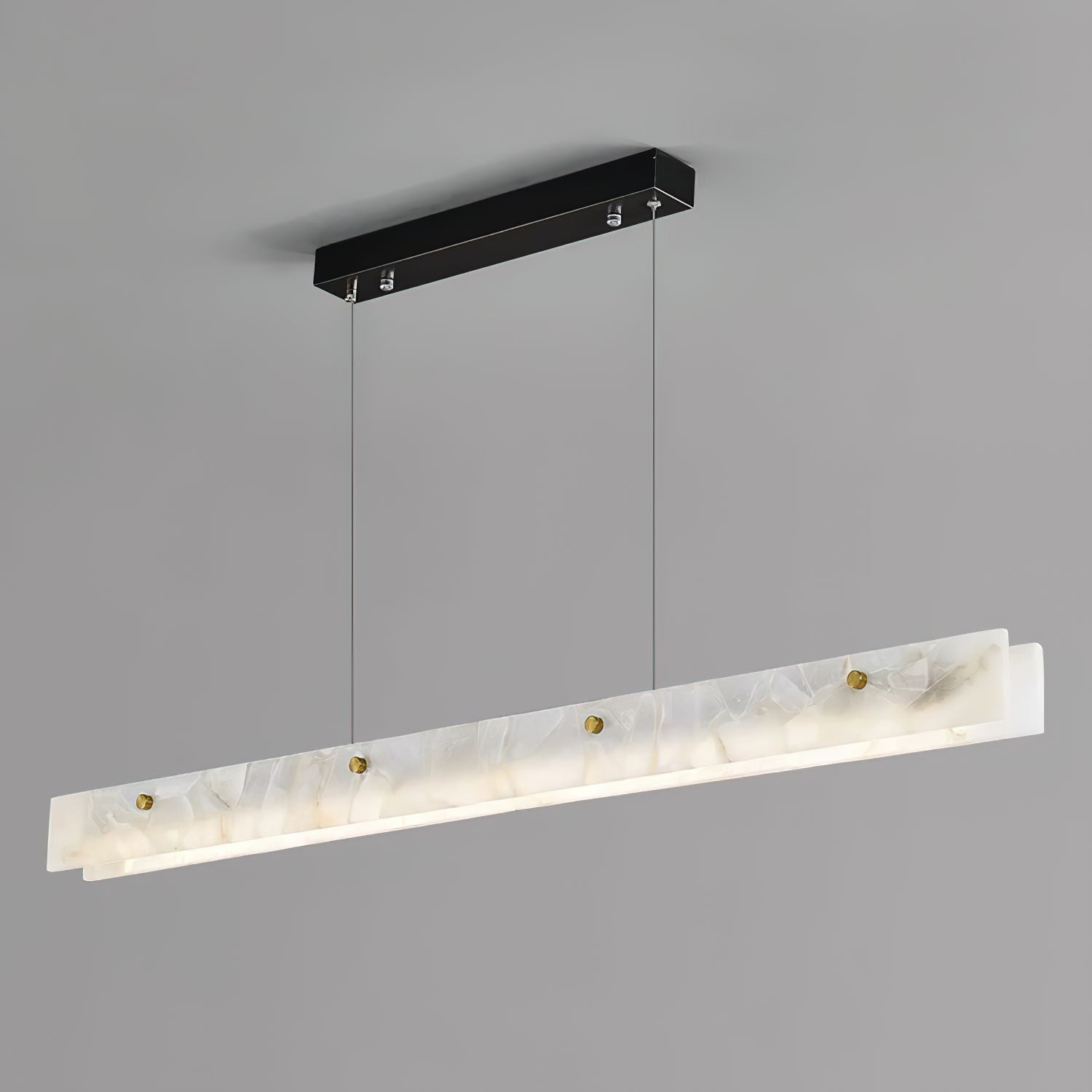 Ljomuvye LED Modern Linear Alabaster Pendant Light | ventumra