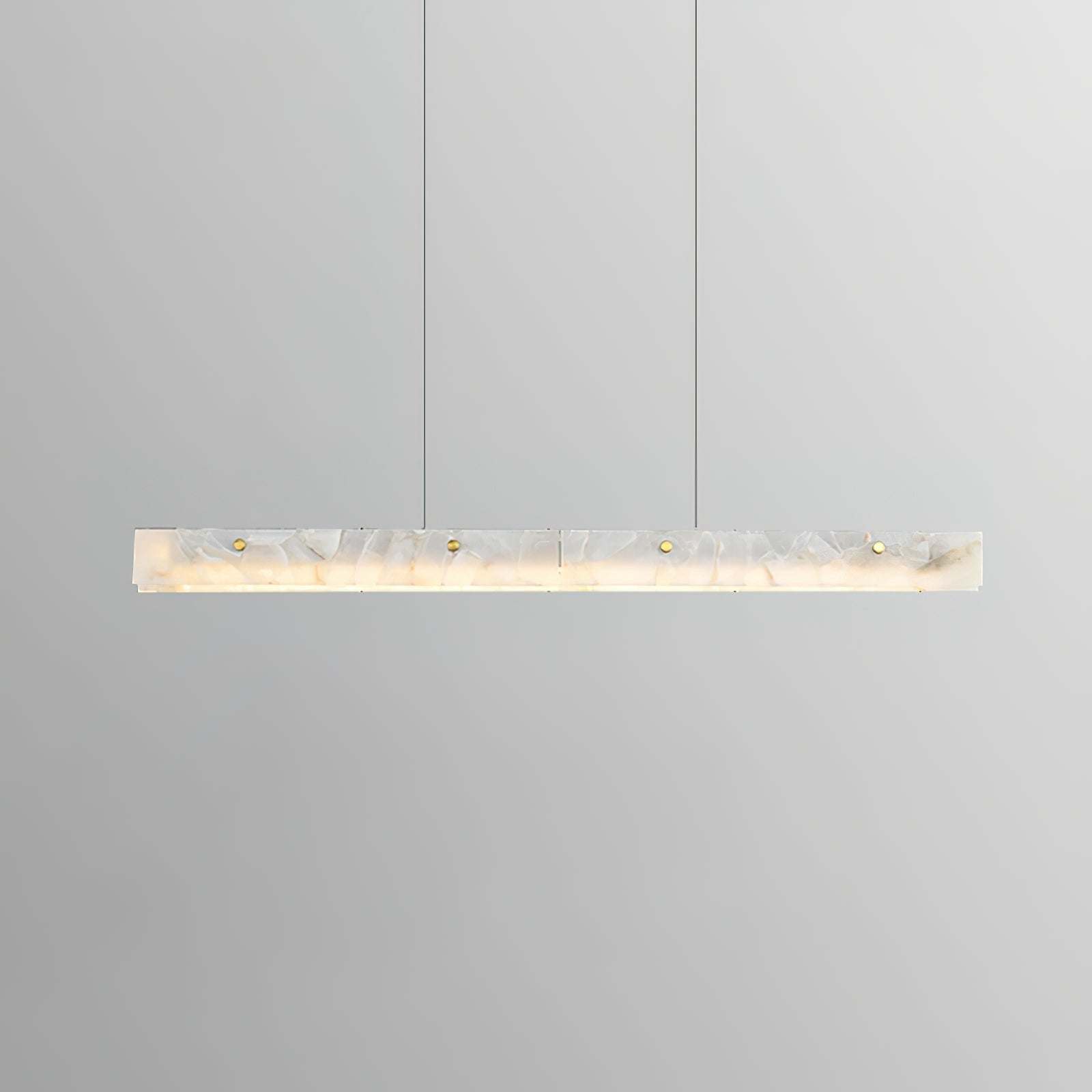 Ljomuvye LED Modern Linear Alabaster Pendant Light | ventumra