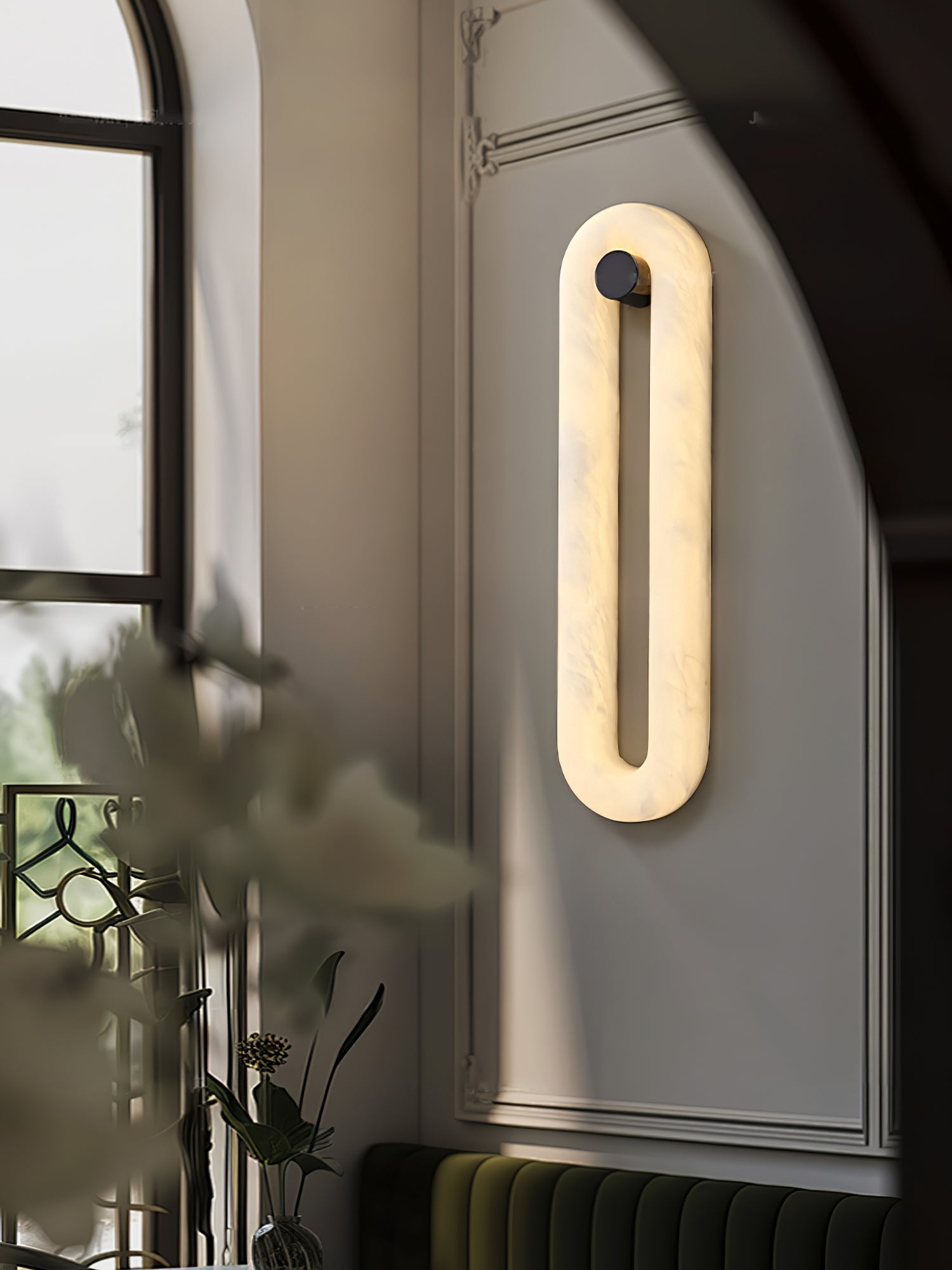Aurea Modern Alabaster Wall Light | ventumra