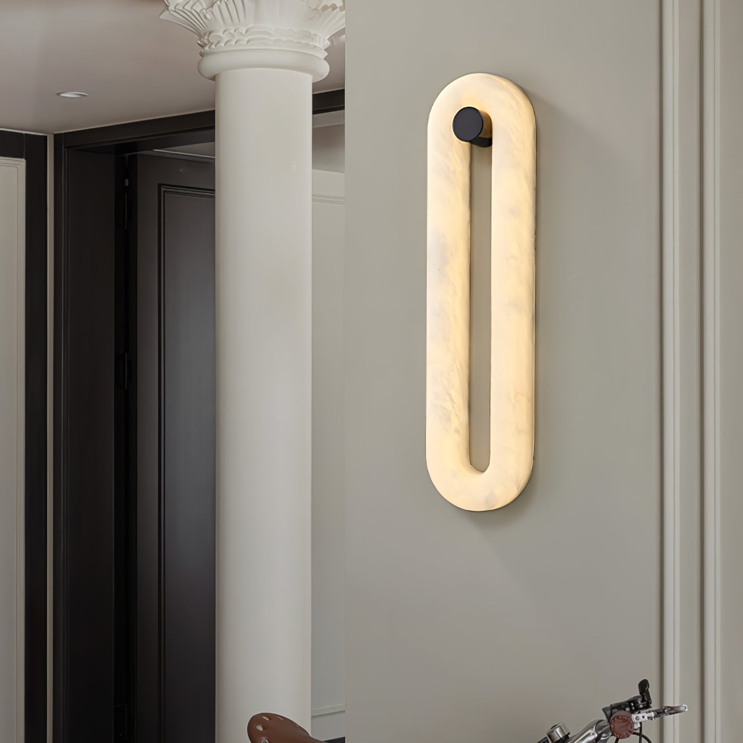 Aurea Modern Alabaster Wall Light | ventumra