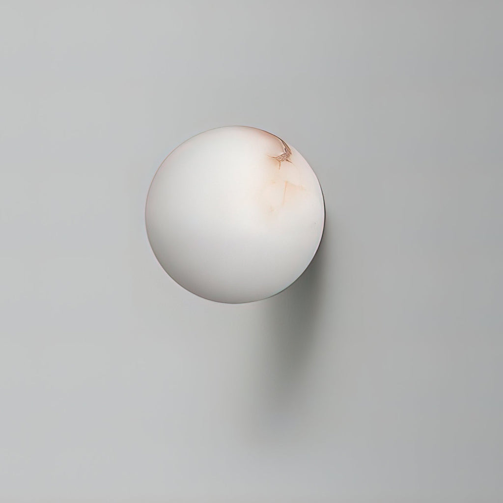Lynq Alabaster Mini Orb Wall Lamp | ventumra