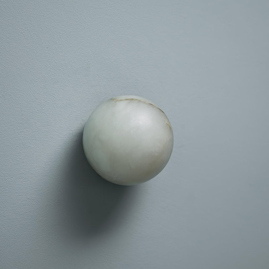 Lynq Alabaster Mini Orb Wall Lamp | ventumra