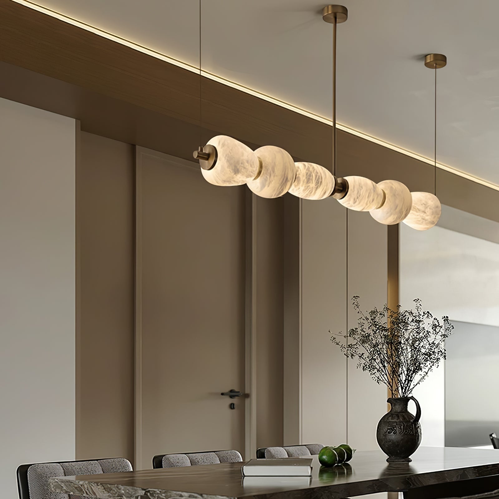 Cyrilla Alabaster Linear Pendant Light | ventumra