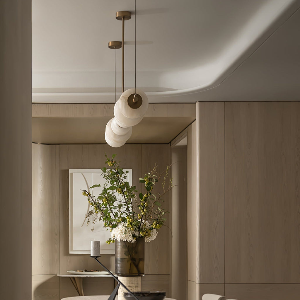 Cyrilla Alabaster Linear Pendant Light | ventumra