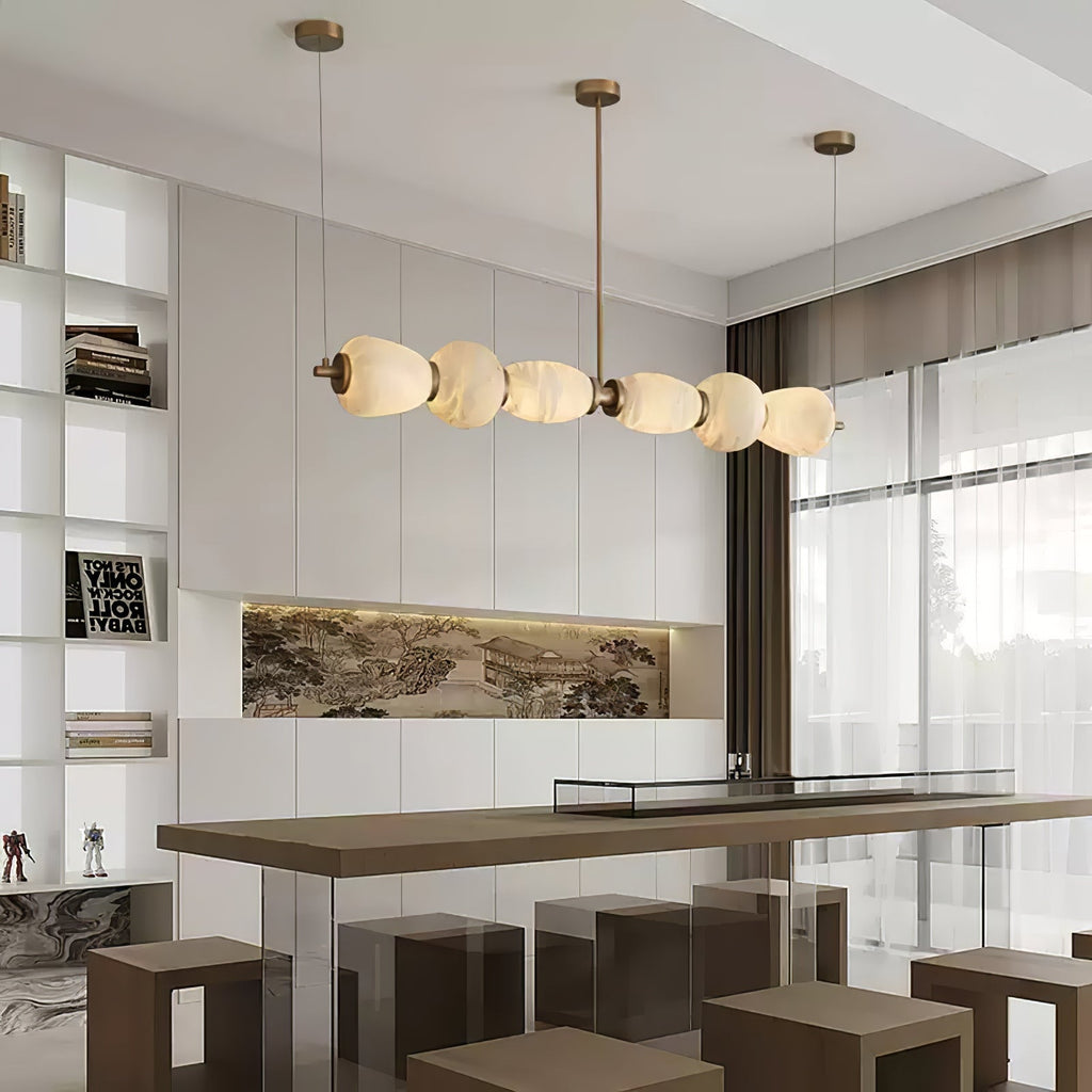 Cyrilla Alabaster Linear Pendant Light | ventumra