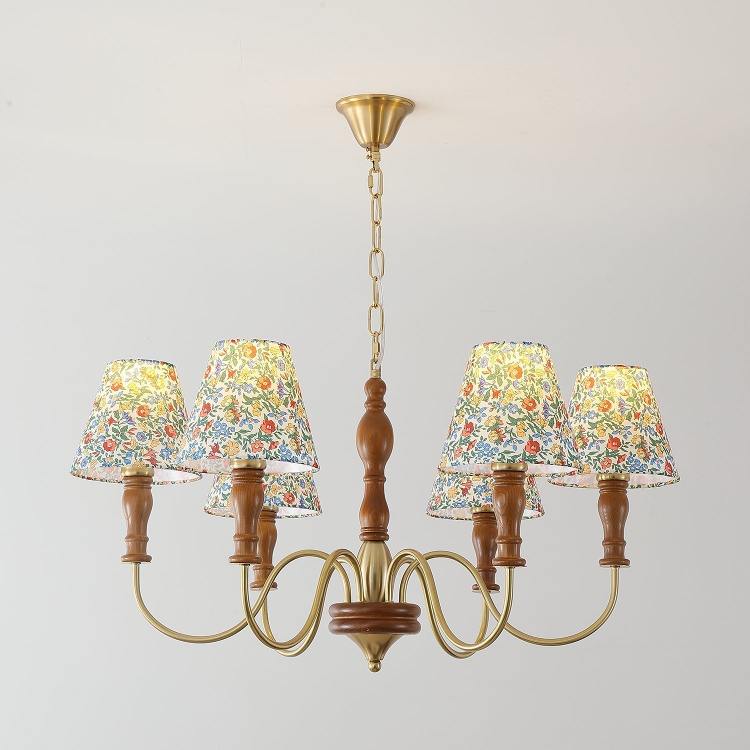 Cassian Chandelier Flower Fabric - Neutralighting