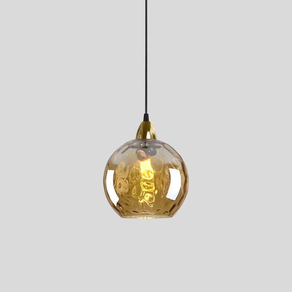 Vivid Glass Orb Pendant Light For Living Room Ceiling | Ventumra