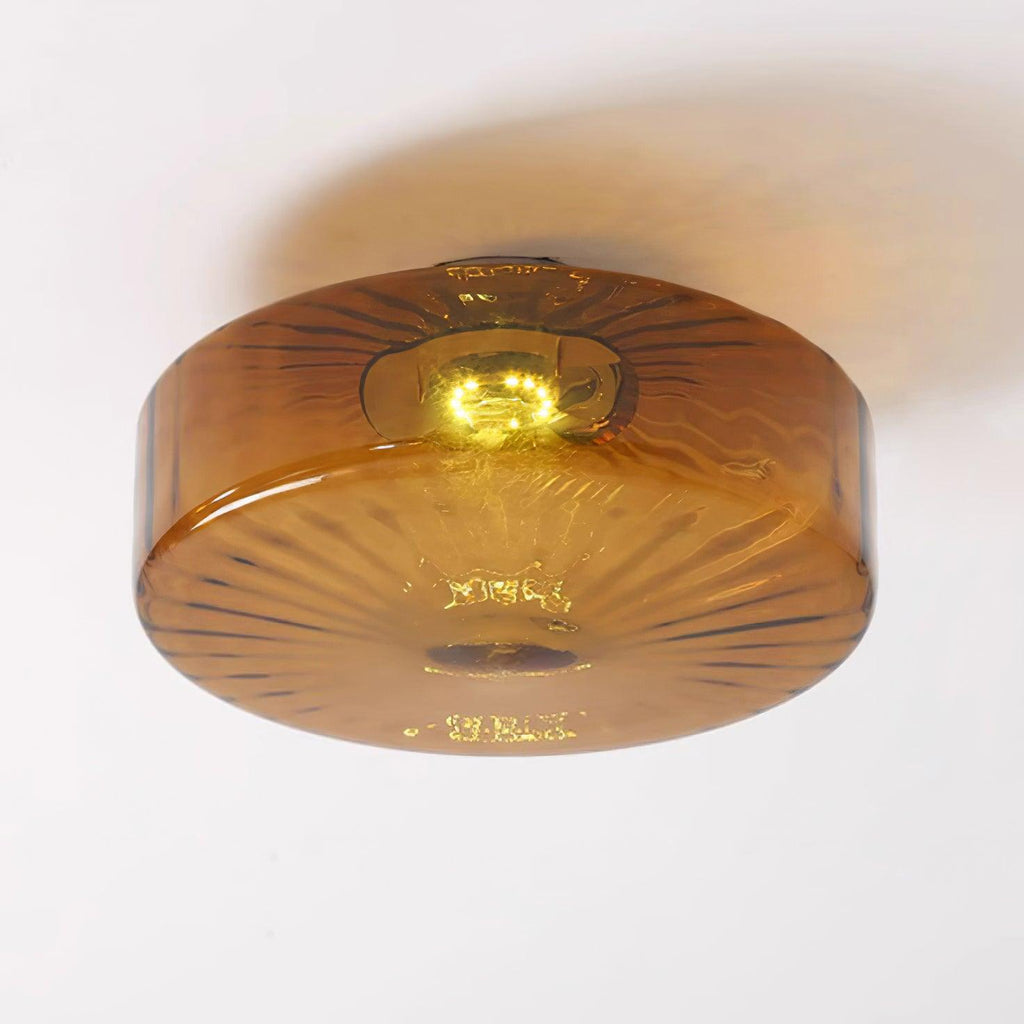 June  Amber Glass  Ceiling Light | ventumra