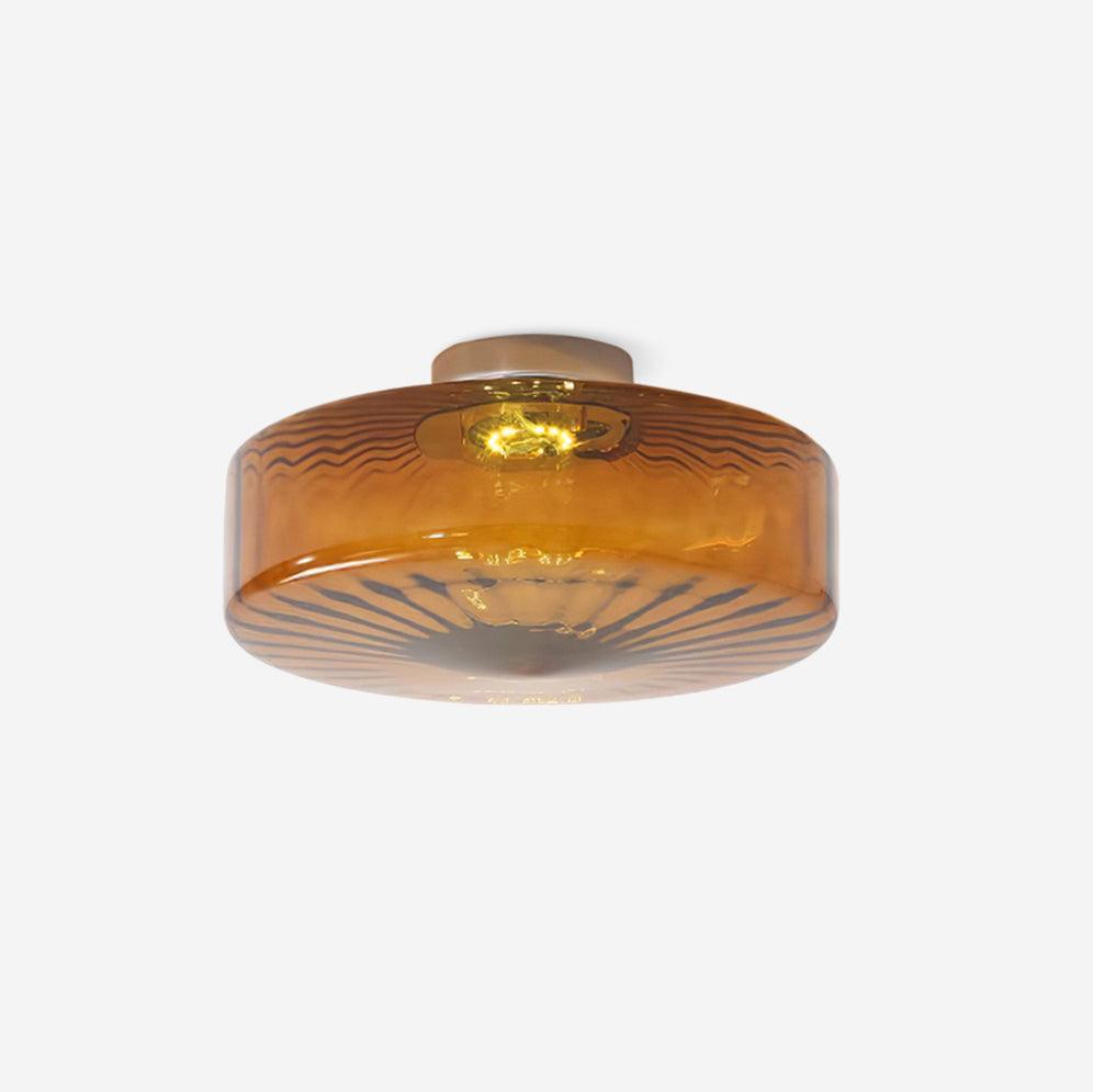 June  Amber Glass  Ceiling Light | ventumra