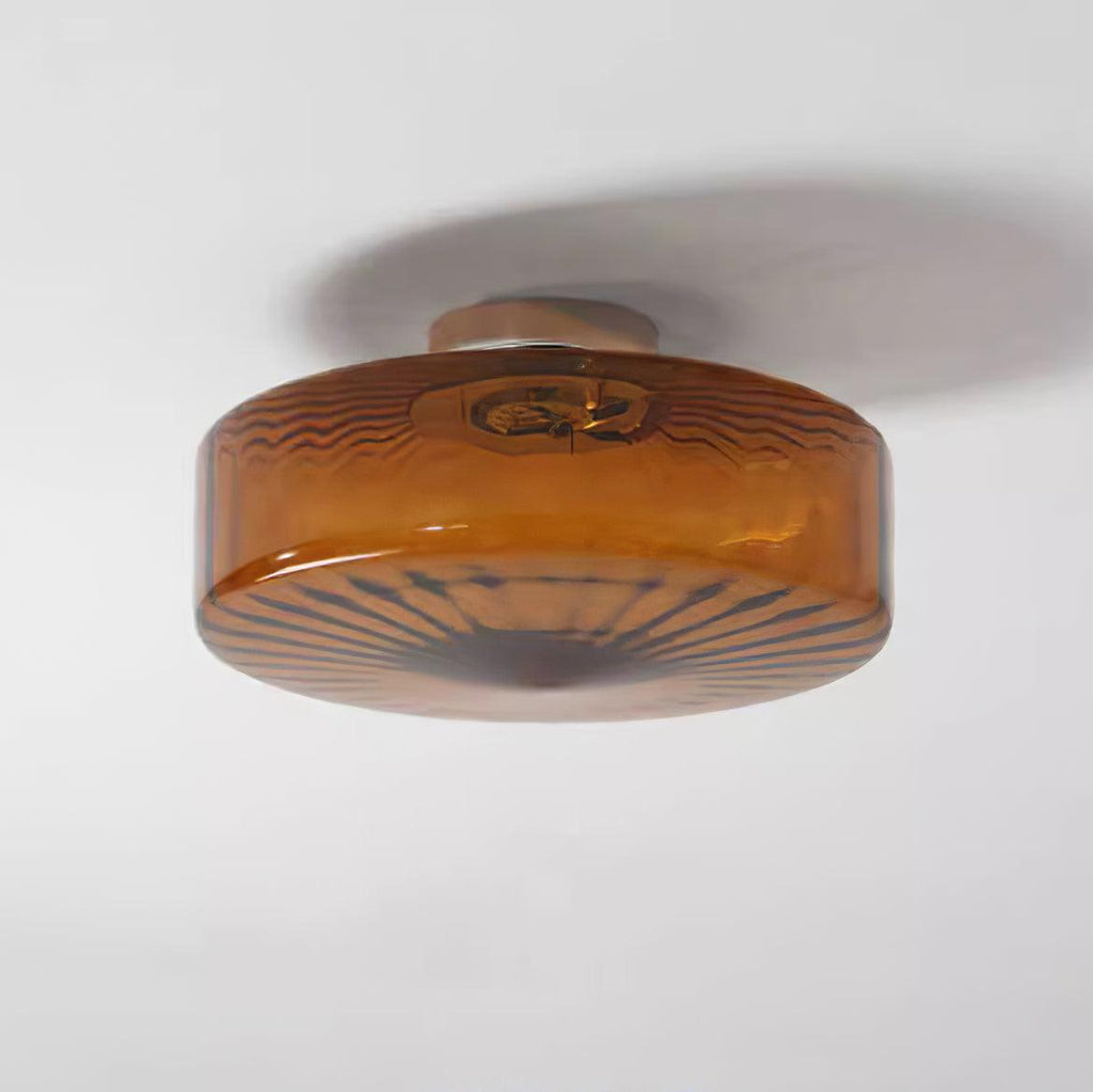 June  Amber Glass  Ceiling Light | ventumra