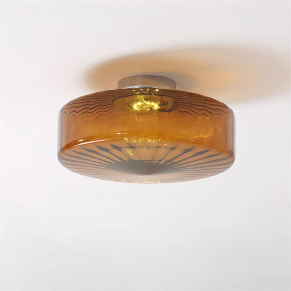 June Amber Glass Ceiling Light - Neutralighting