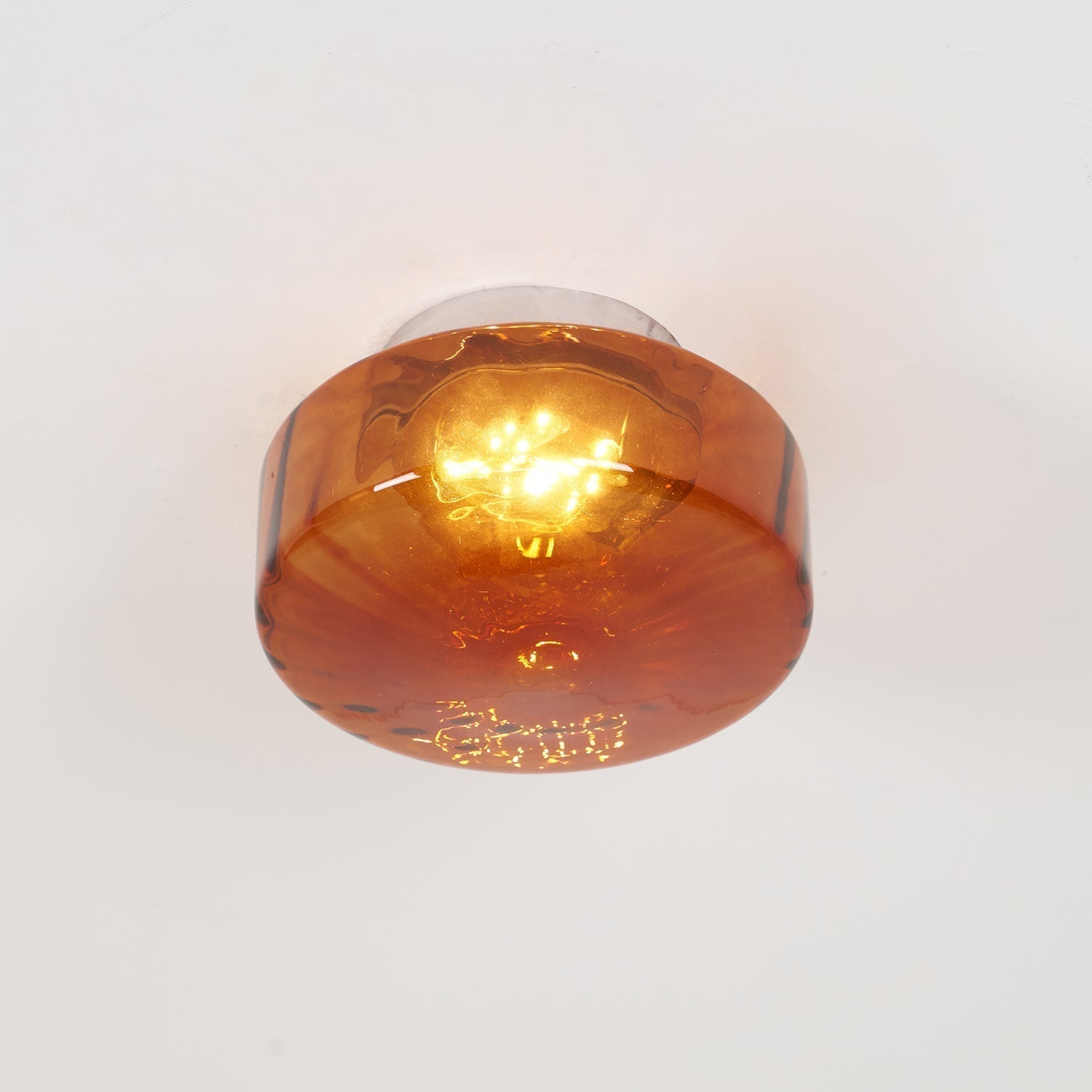June  Amber Glass  Ceiling Light | ventumra